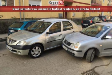 Două șoferițe s-au ciocnit în traficul reșițean, pe strada Rodnei!