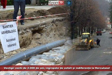 Vestigii vechi de 2.000 de ani, îngropate de asfalt și indiferență la Herculane!