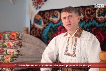 Cristian Pomohaci și colindul său sfânt poposesc la Marga