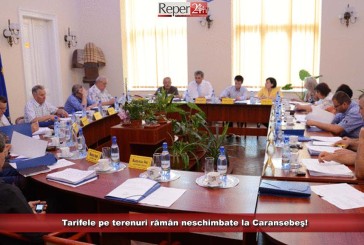 Tarifele pe terenuri rămân neschimbate la Caransebeș!
