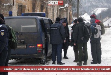 Căutări oprite după zece zile! Bărbatul dispărut la Sasca Montană, de negăsit!