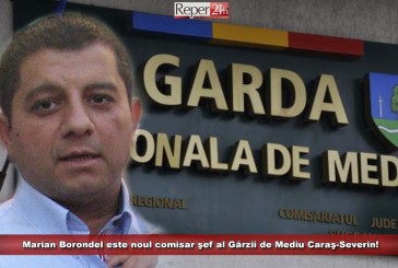 Marian Borondel este noul comisar şef al Gărzii de Mediu Caraş-Severin!