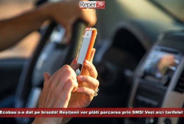 Eco Bau s-a dat pe brazdă! Reșițenii vor plăti parcarea prin SMS! Vezi aici tarifele!
