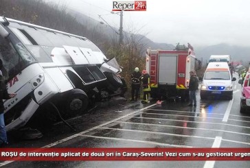 Plan ROȘU de intervenție, aplicat de două ori în Caraș-Severin! Vezi cum s-au gestionat situațiile de urgență!