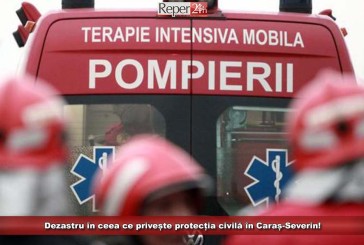 Dezastru în ceea ce privește protecția civilă în Caraș-Severin! Lipsesc inclusiv mănușile de unică folosință și lichidul de decontaminare!