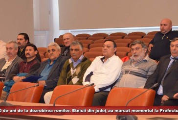 160 de ani de la dezrobirea romilor. Etnicii din judeţ au marcat momentul la Prefectură