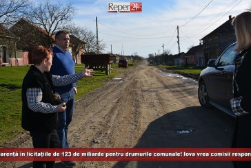 Transparență în licitațiile de 123 de miliarde pentru drumurile comunale! Iova vrea comisii responsabile!