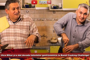 Uica Mihai și-a dat dovada talentelor gastronomice la Banat Cooking Challenge!