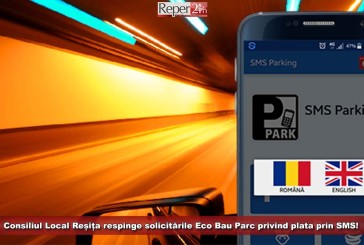 Consiliul Local Reșița respinge solicitările Eco Bau Parc privind plata prin SMS!
