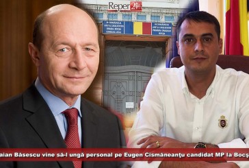 Traian Băsescu vine să-l ungă personal pe Eugen Cismăneanţu ca și candidat MP la Bocşa!