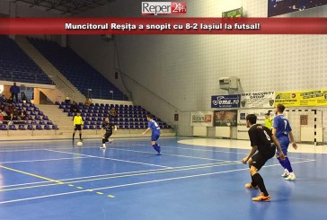 Muncitorul Reșița a snopit cu 8-2 Iașiul la futsal!