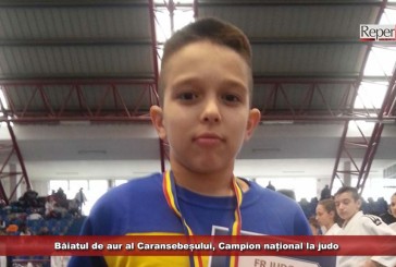 Băiatul de aur al Caransebeșului, Campion național la judo