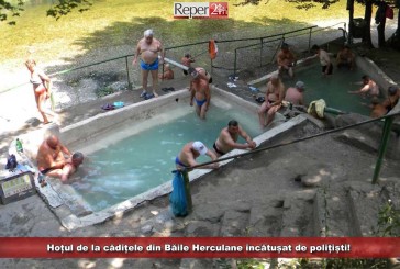 Hoțul de la cădițele din Băile Herculane, încătușat de polițiști!