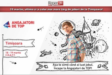 19 martie, ultima zi a celui mai mare târg de joburi de la Timişoara!