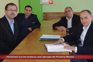 Țărănistul Lucian Ionescu, mai aproape de Primăria Reșița! Este primul candidat care și-a depus listele de semnături!
