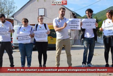 Peste 50 de voluntari s-au mobilizat pentru ecologizarea Clisurii Dunării, sub îndemnul „Let’s do it Berzasca”