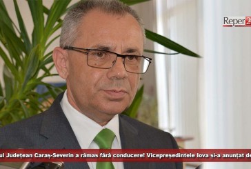 Consiliul Județean Caraș-Severin a rămas fără conducere! Vicepreședintele Iova și-a anunțat demisia!
