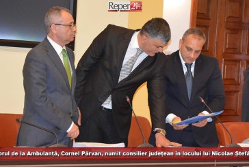 Directorul de la Ambulanță, Cornel Pârvan, numit consilier județean în locului lui Nicolae Ștefănescu!