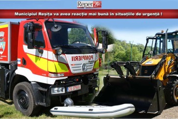Municipiul Reșița va avea reacție mai bună în situațiile de urgență !