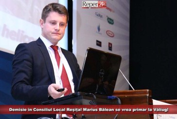 Demisie în Consiliul Local Reșița! Marius Bălean se vrea primar la Văliug!