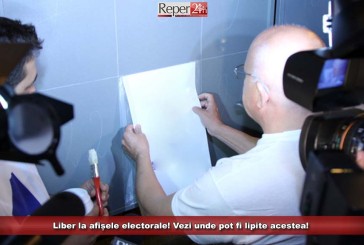Liber la afișele electorale! Vezi unde pot fi amplasate acestea în Reșița!