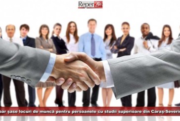 Doar șase locuri de muncă pentru persoanele cu studii superioare din Caraș-Severin! Vezi oferta Bursei generale a locurilor de muncă!