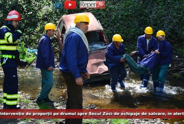 Intervenție de proporții pe drumul spre Secu! Zeci de echipaje de salvare, în alertă!