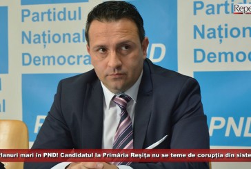 Planuri mari în PND! Candidatul la Primăria Reșița nu se teme de corupția din sistem!