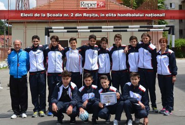 Elevii de la Școala nr. 2 din Reșița, în elita handbalului național!