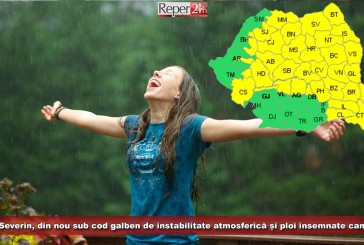 Caraș-Severin, din nou sub cod galben de instabilitate atmosferică și ploi însemnate cantitativ!