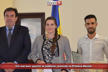 Cei mai buni sportivi ai județului, premiați la Primăria Reșița!