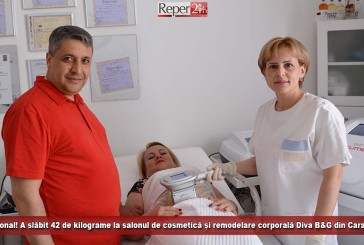 Senzațional! A slăbit 42 de kilograme la salonul de cosmetică și remodelare corporală Diva B&G din Caransebeș!
