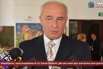 Romeo Dumitrescu, noul președinte al CJ Caraș-Severin! „Nu am venit aici sub forma unui prostănac”!