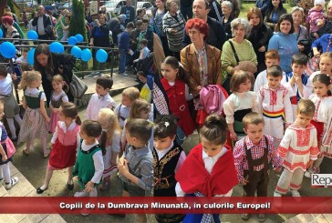 Copiii de la Dumbrava Minunată, în culorile Europei!