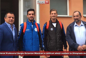 Jos pălăria! Profesorul Sergiu Octavian Măzăran a calificat atleții reșițeni la Olimpiada de la Rio!