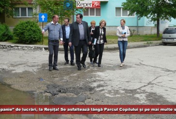 „Campanie” de lucrări, la Reșița! Se asfaltează la Parcul Copilului și pe mai multe străzi!