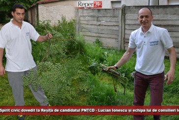 (E) Spirit civic dovedit la Reșița de candidatul PNȚCD – Lucian Ionescu și echipa lui de consilieri locali!