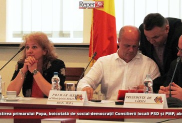 Învestirea primarului Popa, boicotată de social-democrați! Consilierii locali PSD și PMP, absenți