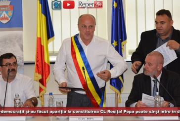 STOP JOC! Social-democrații și-au făcut apariția la constituirea CL Reșița! Popa poate să-și intre în drepturi!