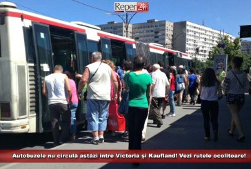 Autobuzele nu circulă astăzi între Victoria și Kaufland! Vezi rutele ocolitoare!