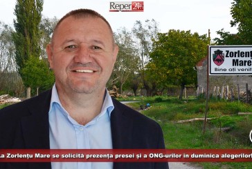 La Zorlențu Mare se solicită prezența presei și a ONG-urilor în duminica alegerilor!