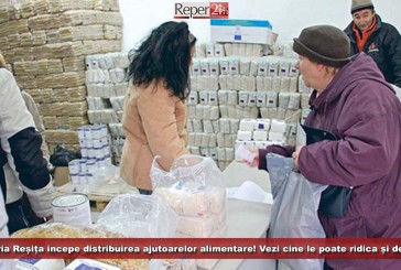 Primăria Reșița începe distribuirea ajutoarelor alimentare! Vezi cine le poate ridica și de unde!