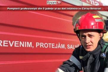 Pompierii profesioniști din 5 județe și-au dat întâlnire în Caraș-Severin!