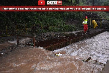 Indiferența administrației locale a transformat, pentru o zi, Reșița în Veneția!