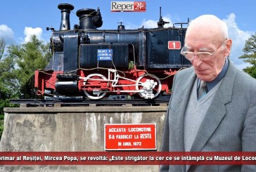 Fostul primar al Reșiței, Mircea Popa, se revoltă: „Este strigător la cer ce se întâmplă cu Muzeul de Locomotive”!