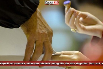 Cărășenii pot semnala online sau telefonic neregulile din ziua alegerilor! Vezi aici cum!