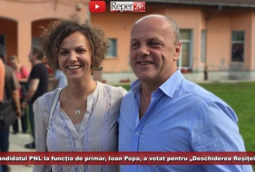 Candidatul PNL la funcția de primar, Ioan Popa, a votat pentru „Deschiderea Reșiței“!