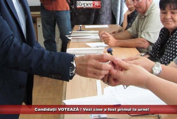Candidații VOTEAZĂ ! Vezi cine a fost primul la urne!