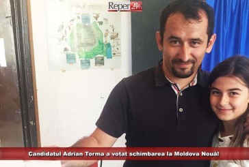Candidatul Adrian Torma a votat schimbarea la Moldova Nouă!