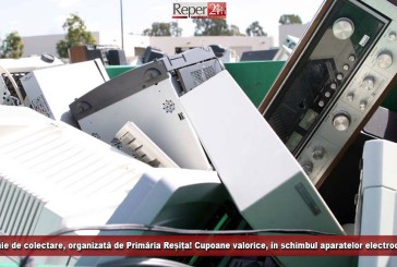 Campanie de colectare, organizată de Primăria Reșița! Cupoane valorice, în schimbul aparatelor electrocasnice!